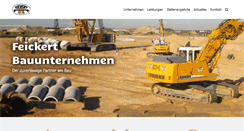 Desktop Screenshot of feickert-bau.de